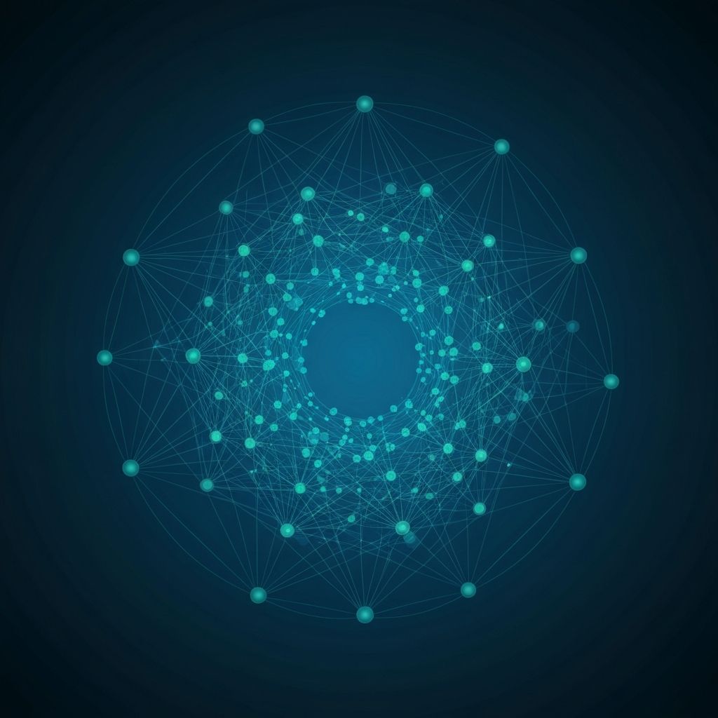 Abstract visualization of brain-gut-metabolism connections